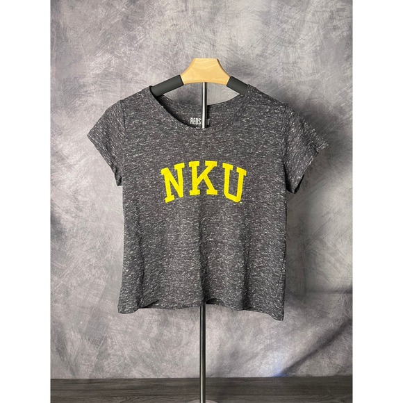 Redshirt Tops - Redshirt NKU Northern Kentucky University Cropped Tee Shirt Women Small Gray